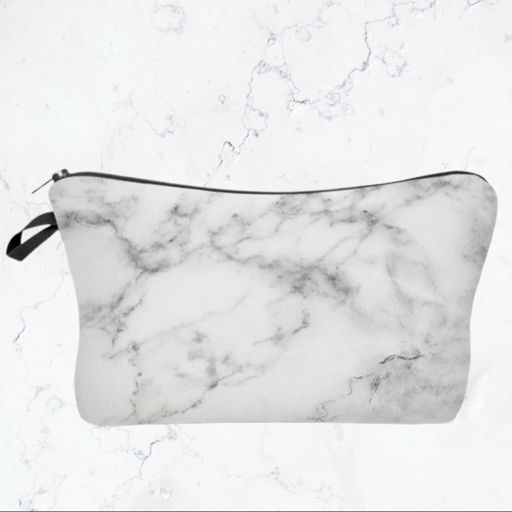 🆕MARBLE PATTERN COSMETICS BAG